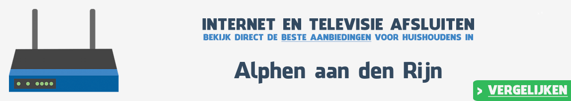 Internet provider Alphen aan den Rijn vergelijken