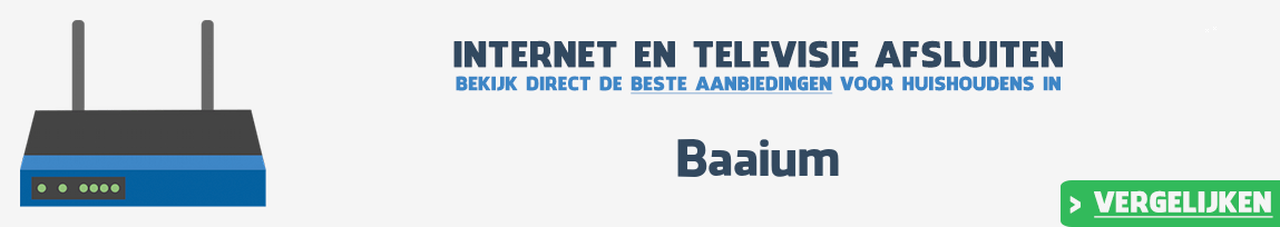 Internet provider Baaium vergelijken