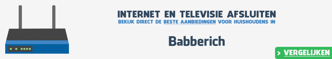 Internet provider Babberich vergelijken
