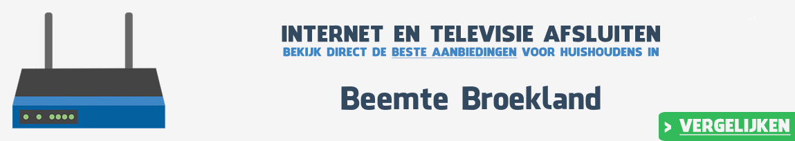 Internet provider Beemte Broekland vergelijken