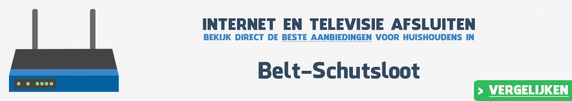 Internet provider Belt-Schutsloot vergelijken