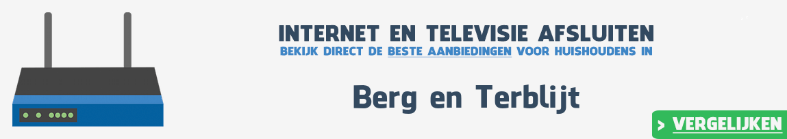Internet provider Berg en Terblijt vergelijken
