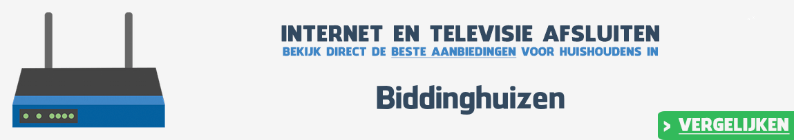 Internet provider Biddinghuizen vergelijken