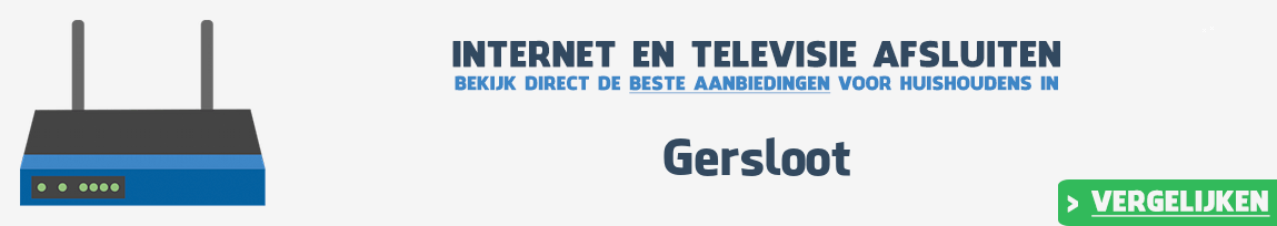 Internet provider Gersloot vergelijken