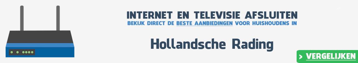 Internet provider Hollandsche Rading vergelijken