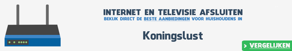 Internet provider Koningslust vergelijken