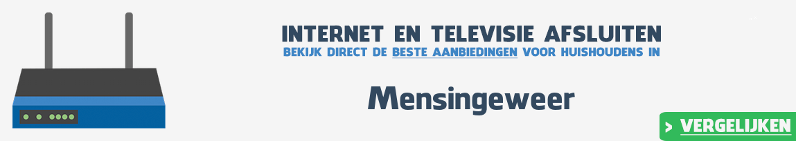 Internet provider Mensingeweer vergelijken