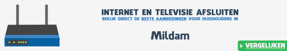 Internet provider Mildam vergelijken