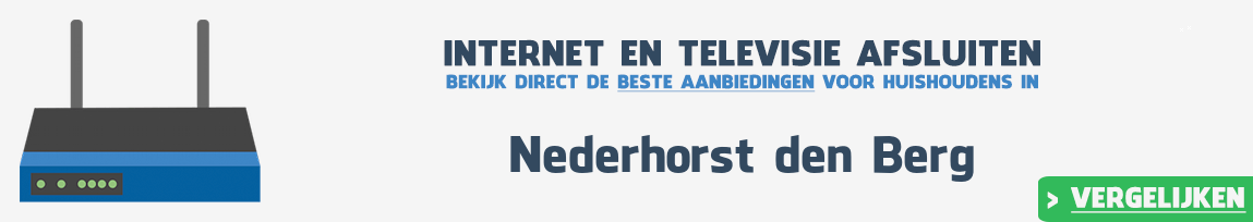 Internet provider Nederhorst den Berg vergelijken