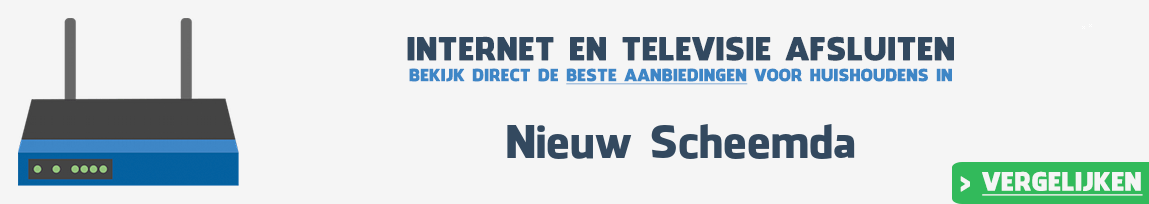 Internet provider Nieuw Scheemda vergelijken