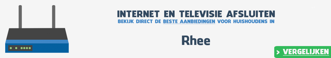 Internet provider Rhee vergelijken