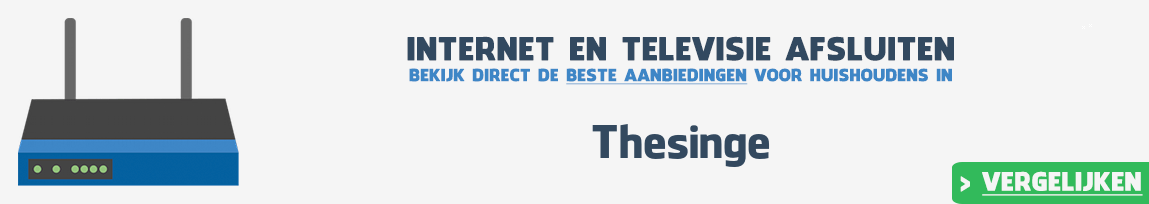 Internet provider Thesinge vergelijken
