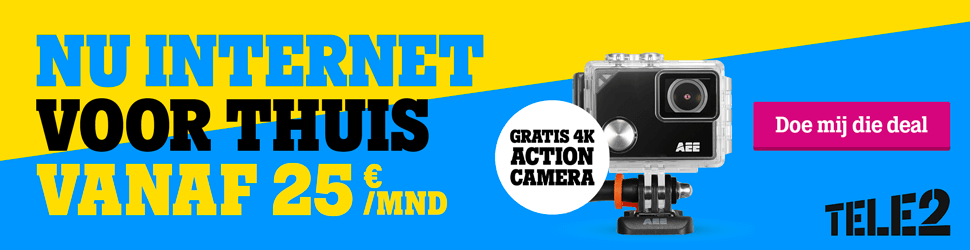 tele 2 internet met 4k action cam